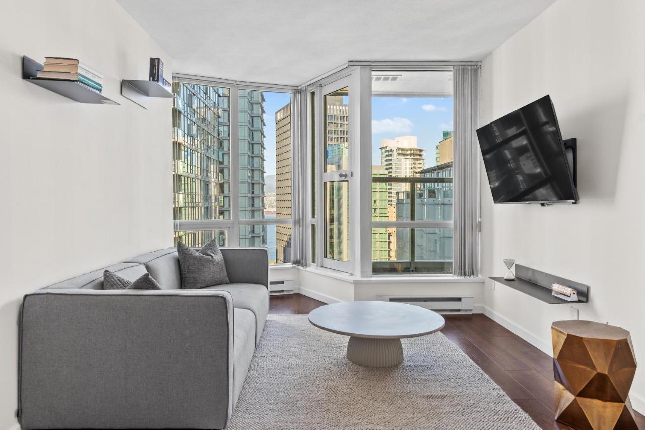 Downtown Luxury 1Br Coal Harbour Apartment Vancouver Exterior photo